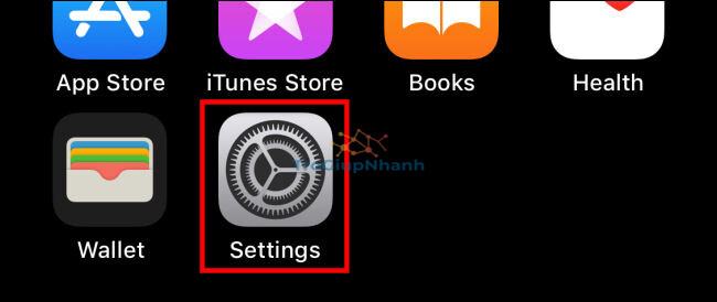 Settings trong iphone