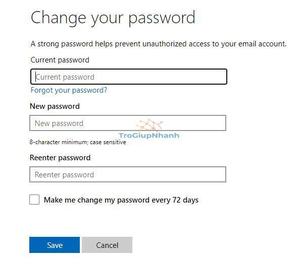 Đổi mật khẩu máy tính