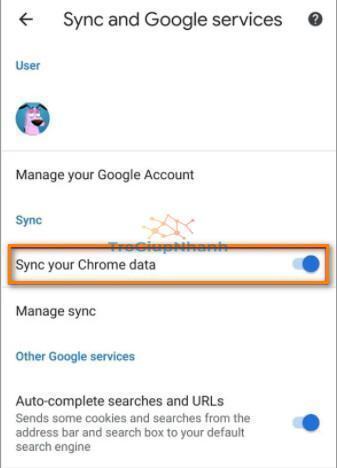 setting chrome android