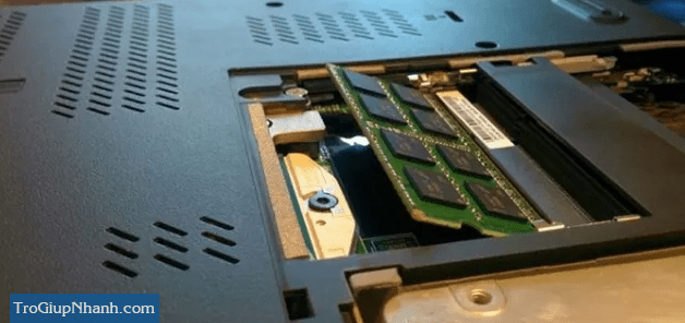 lắp thêm ram laptop
