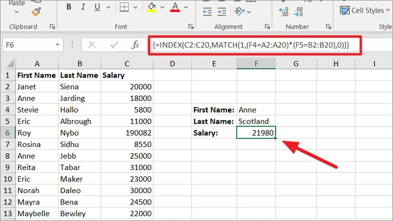 hiển thị công thức trong excel