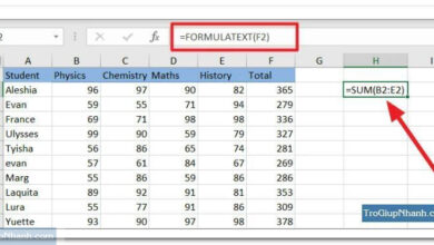 Photo of Cách hiển thị công thức trong Excel đơn giản