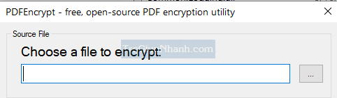 đặt mật khẩu cho file pdf