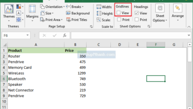Photo of Hướng dẫn loại bỏ đường lưới trong Excel – Các bước ngắn nhất