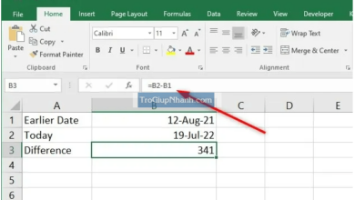 Photo of Cách tạo hàm đếm ngày kể từ ngày trong Excel